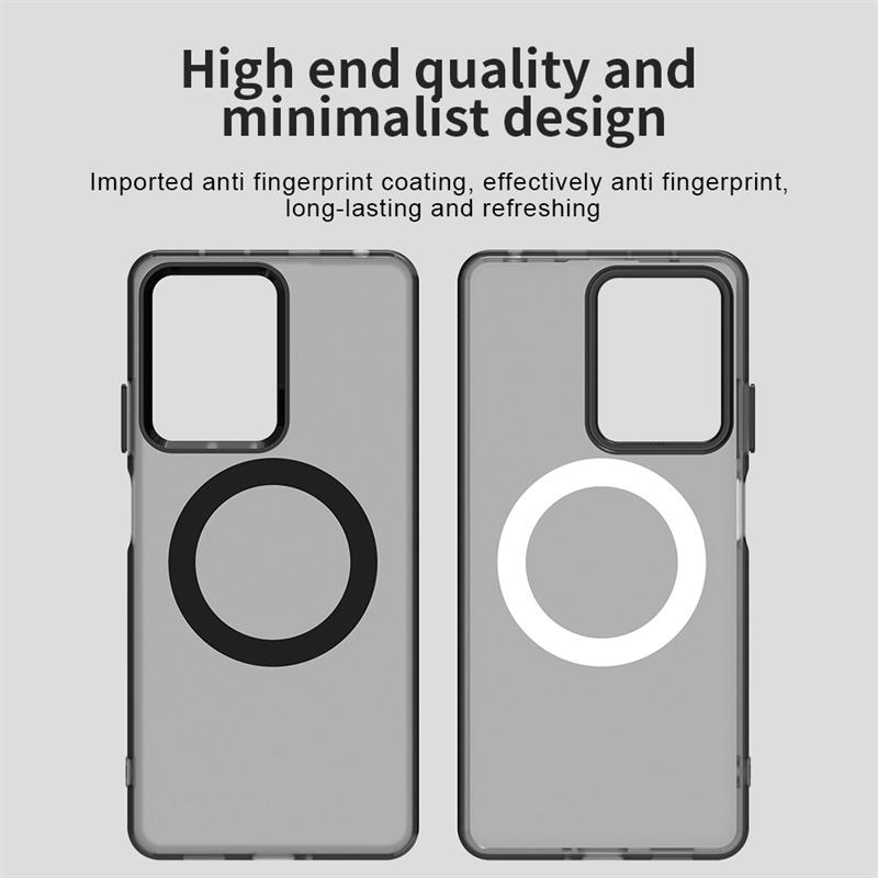 Magnetic Adsorption Wireless Charge Clear Case For Xiaomi Poco X5 Pro Transparent Case For Poco X5 Pro Case For Poco X5 Pro 5G