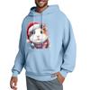 Men's Hooded Sweatshirt, Contrasting Color Sweatshirt, Sports   Casual Jacket