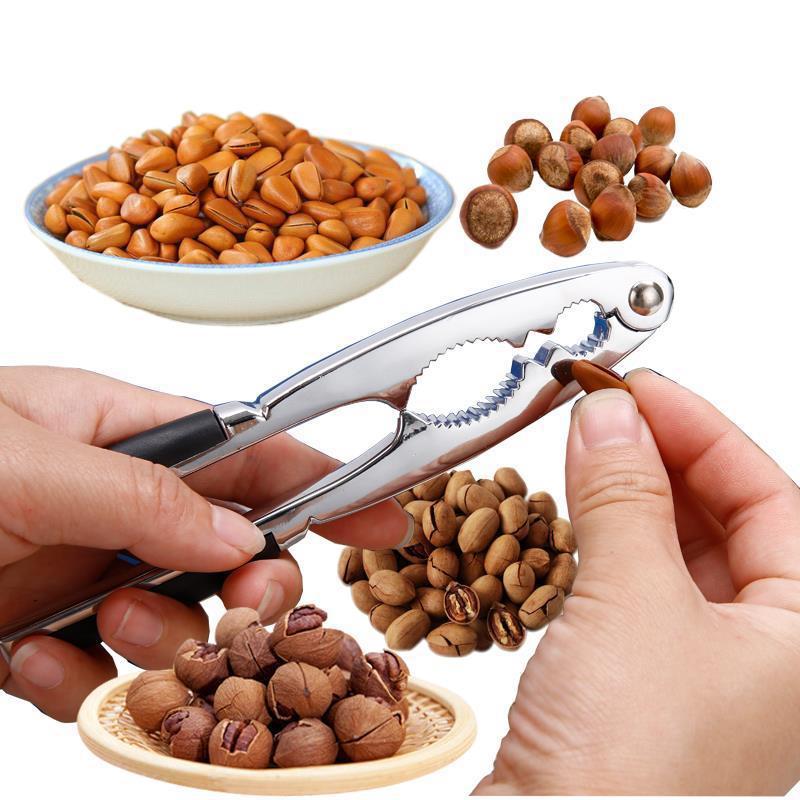 Walnut Cracker Hazelnut Clip Multi-Function Quick Nutcracker Stainless Steel Chestnut Cracker Machine Kitchen Accessories Tools