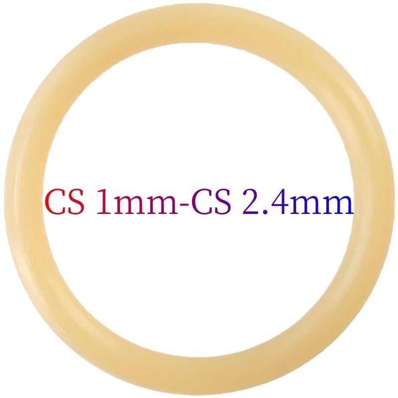 10pcs Polyurethane O-Rings, CS 1mm - CS 2.4mm,High-Pressure,Wear-Resistant Hydraulic & Pneumatic Seals for Industrial Durability Original color