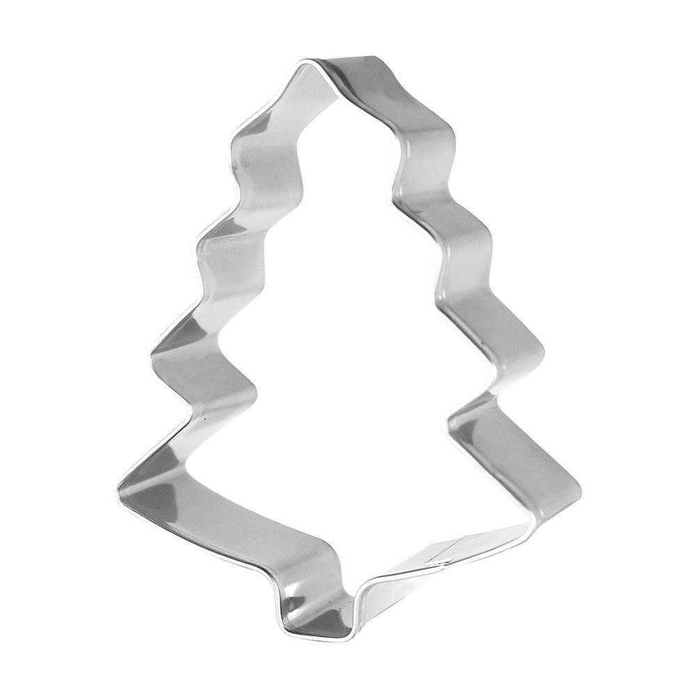 Stainless Steel Christmas Tree Cookie & Cake Cutter Mold Set