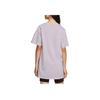 Nike Sportswear Essentials Series Logo Embroidered Sports Knit Short Sleeve Dress Women Dresses Light-Purple CJ2243-511