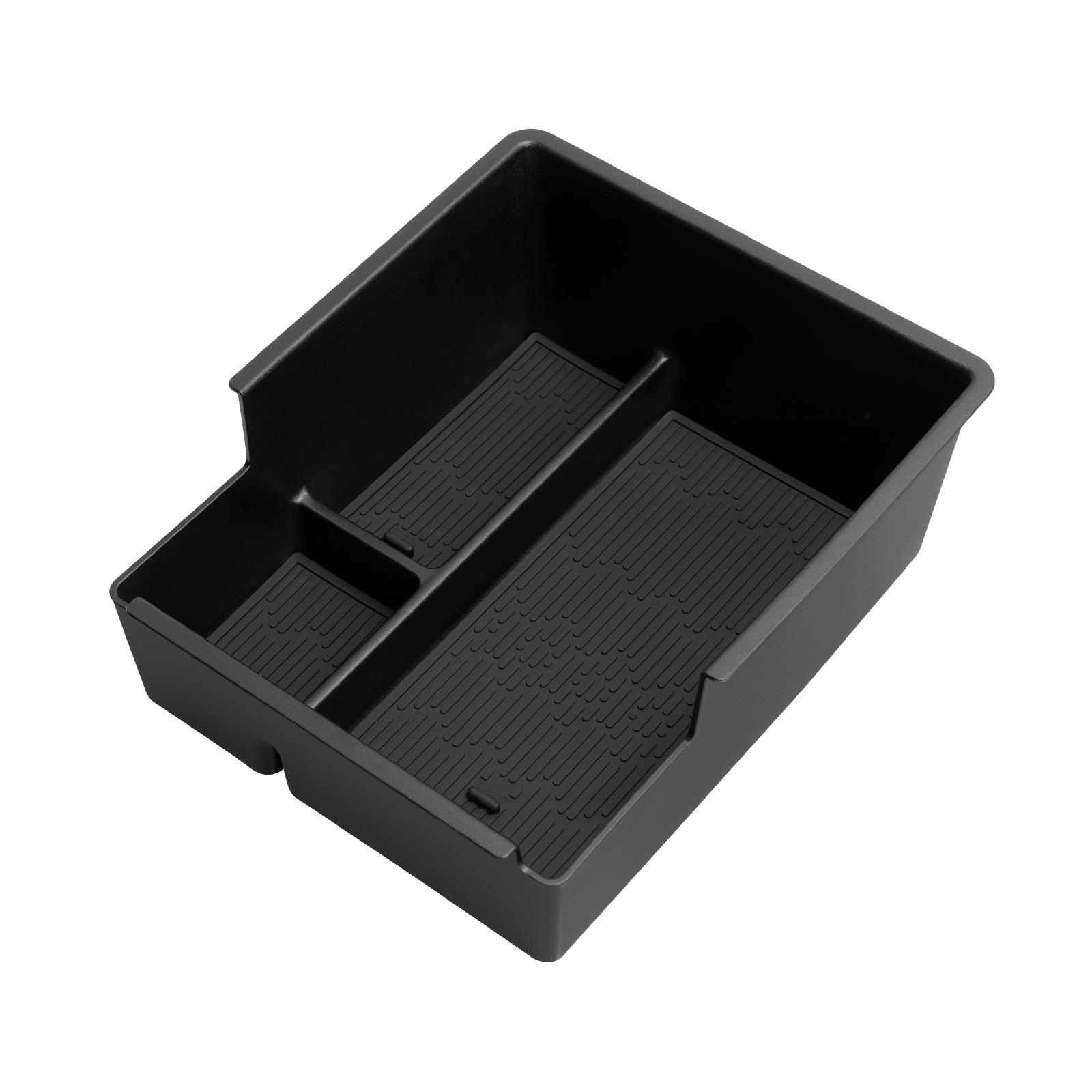 

for BYD Yuan PLUS 2026 Center Console Armrest Storage Box Anti-slip Tray Organizer Case Car Interior Accessories Black