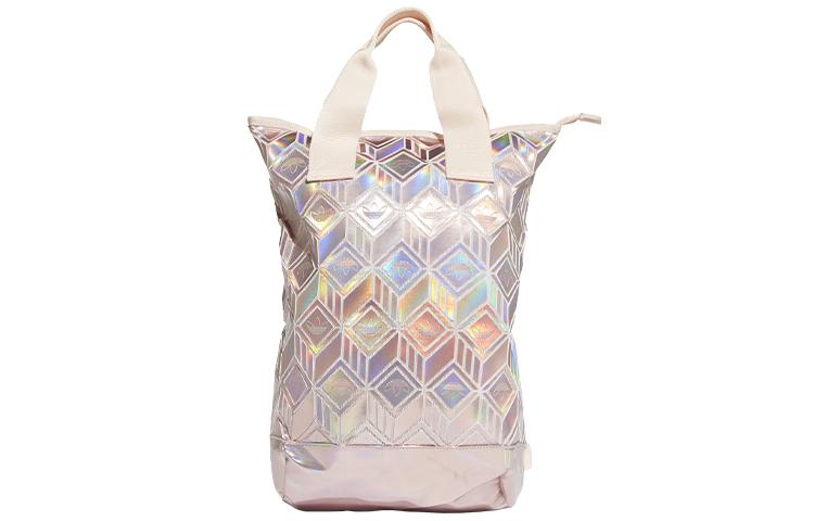 Adidas Originals Artificial Leather Backpack Regular Unisex Dazzling Color Copper Metallic GE5446
