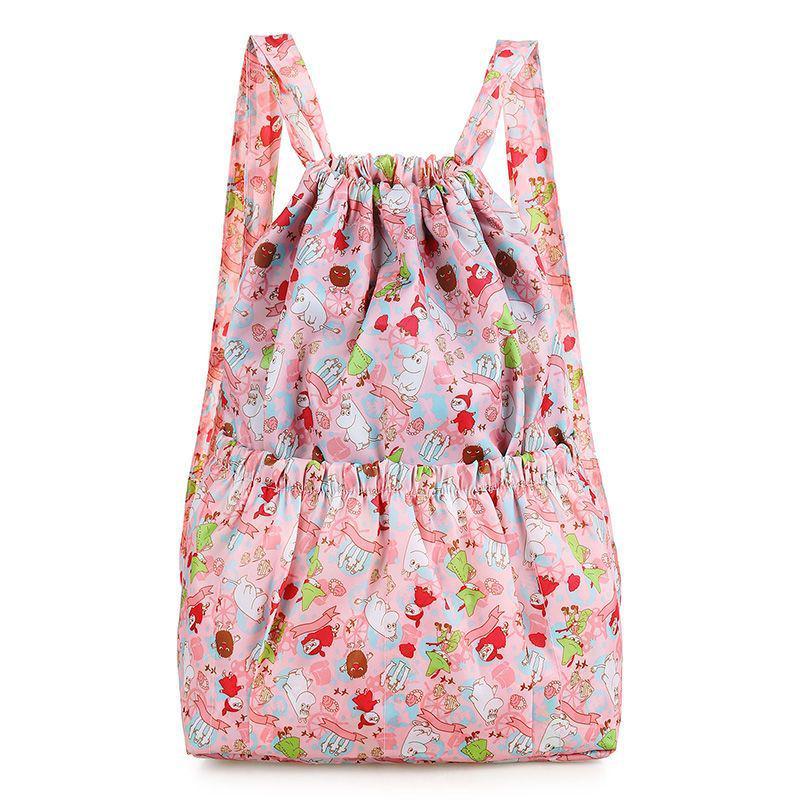 Summer Travel Large Capacity Drawstring Backpack for Fitness and Sports