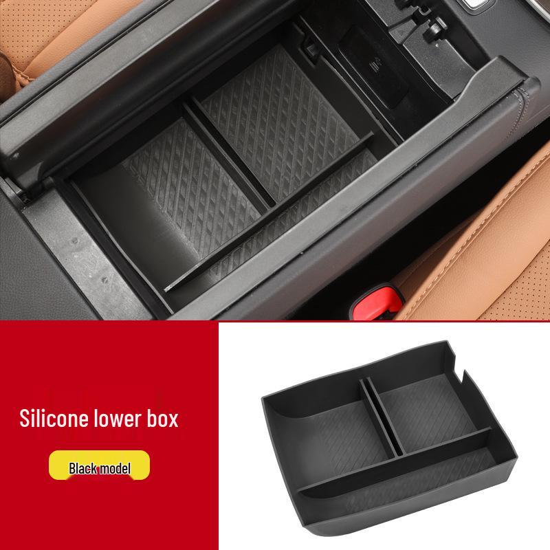 Storage Organizer for Mercedes-Benz GLC260, New C/E-Class, and E300L Center Console Armrest.
