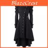 Trench Coat Womens Size Plus Standing Collar Slim Mid Length Coat