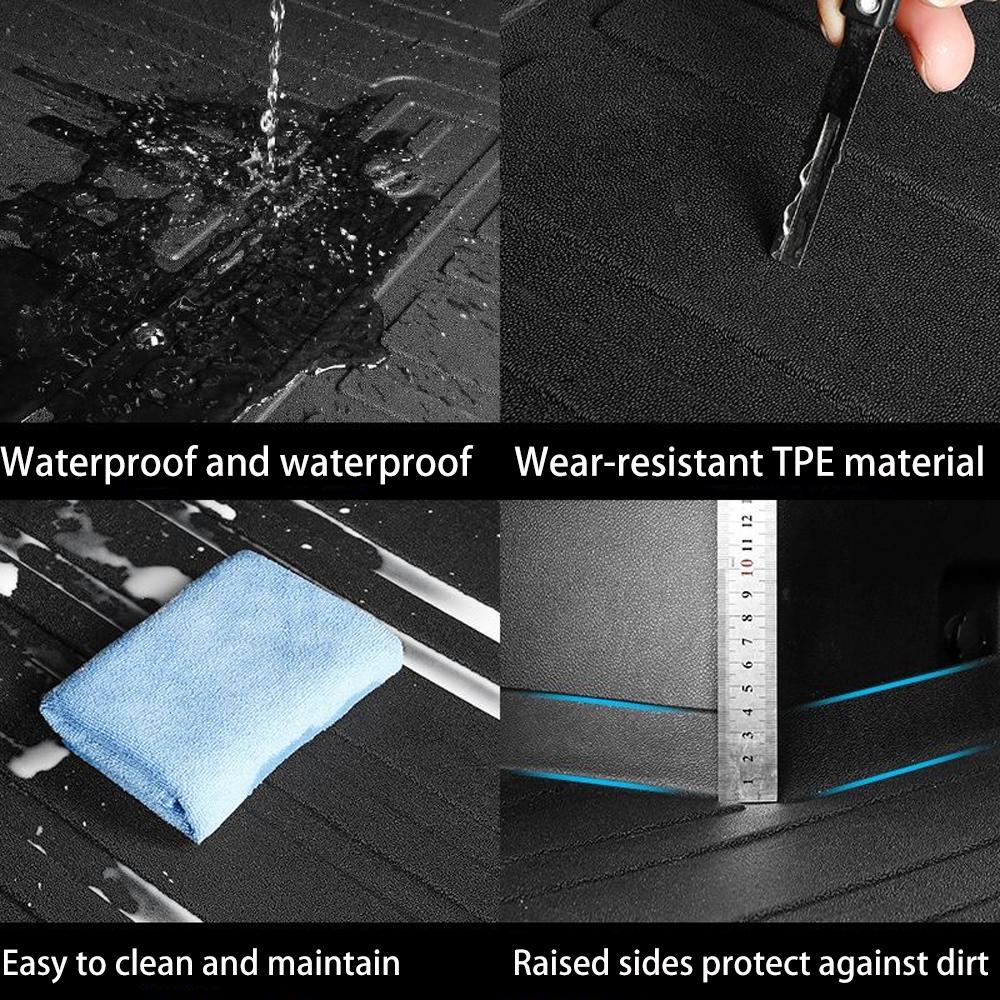 For Zeekr X 2023~2026 2024 2025 Car TPE Waterproof Trunk Mat Trunk Cover Anti- Scratch Protection Interior Accessories