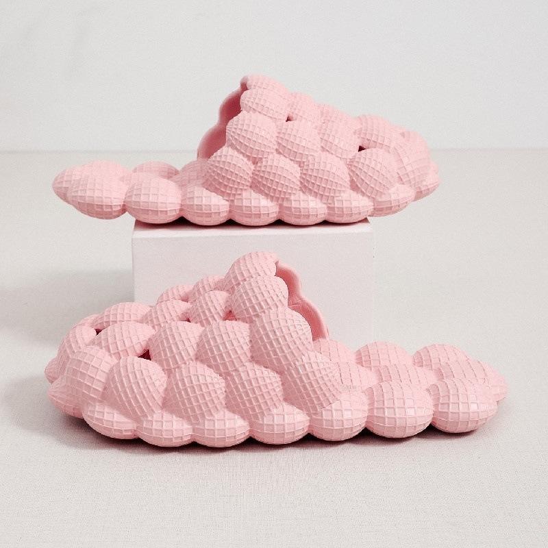 Summer Stepping On Shit Feeling Peanut Slippers EVA Non-slip Home Massage Foot Bathroom Bath Men and Women Sandals