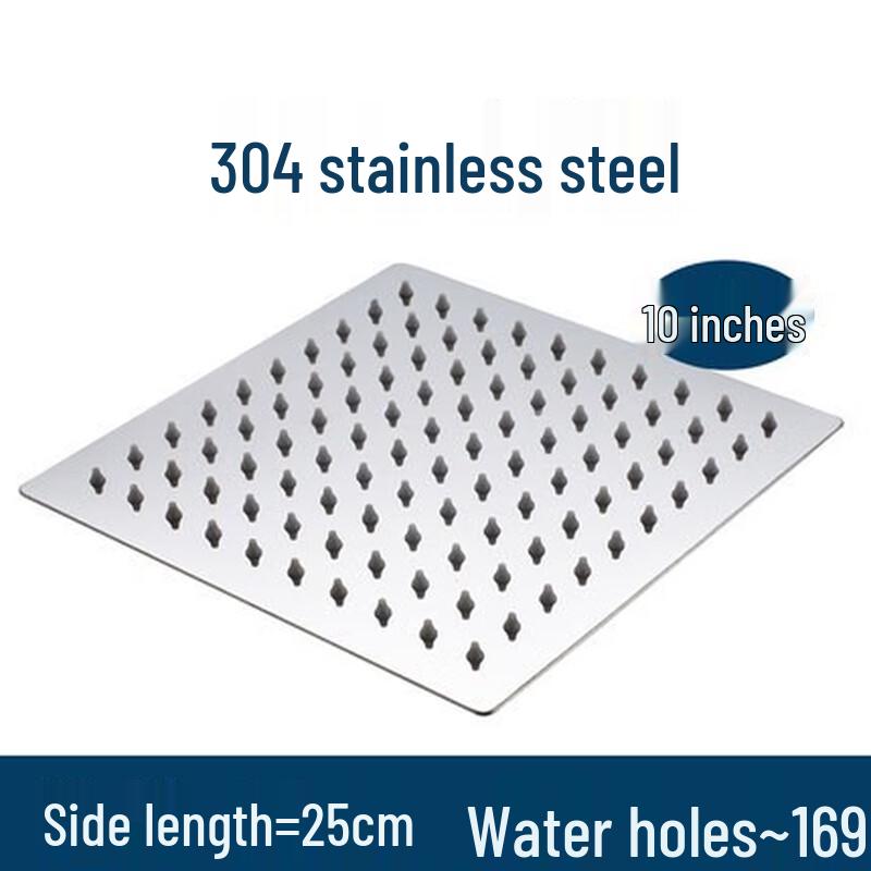 TLXT 304 Stainless Steel Pressure-Boosted Overhead Shower