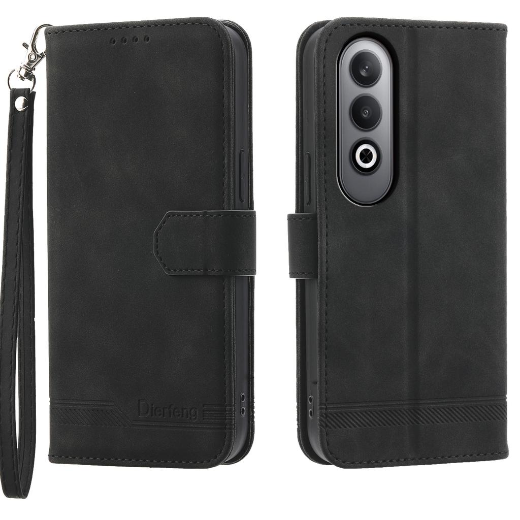 DIERFENG DF-03 For Oppo K12/OnePlus Nord CE4 5G Wallet Case Anti-Drop Leather Phone Cover