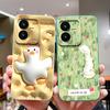 Case For Vivo Y22 Y22S Cover Camera Lens Protector For Vivo Y 22 Soft Liquid Silicone Cartoon Phone Back Covers For Women Man