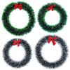 30cm Classic Christmas wreath for home decor, Christmas garland for front door decor, artificial flowers, New year's decoration garland