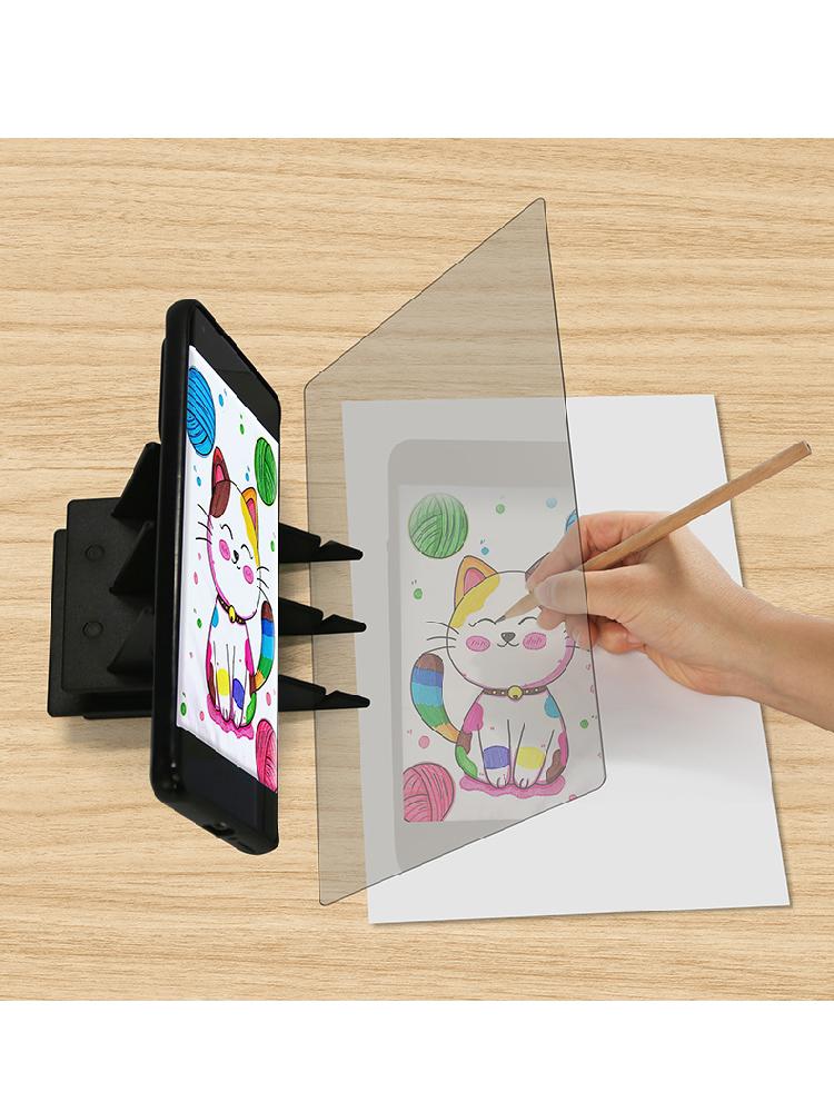 Projection Copy Board Drawing Sketch Lights Shadow Multi Functional Translucency Drawing Board Painting Playthings Ideal For Children Gift Idea
