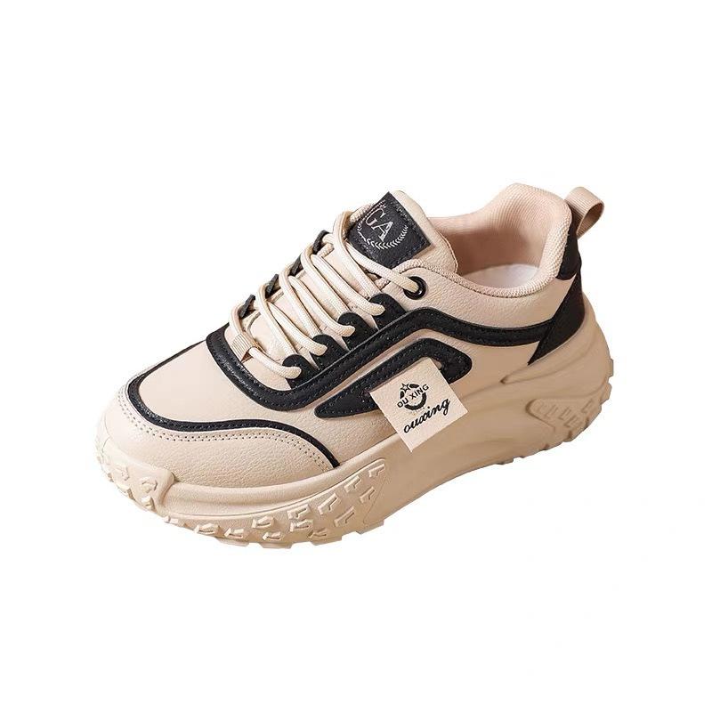 Women's new autumn women's shoes increase in height, versatile small platform sneakers women