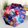 1pc Hello Kitty Christmas Edition Automatic Opening/Closing Umbrella - Portable Three-Fold Design with 8-Bone Iron Frame, Perfect for Festivals, Trave