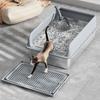 Extra Large Double Layer Cat Litter Mat Spliceable Litter Trapping Pad Washable Anti-Splash Filter Mat for Litter Box
