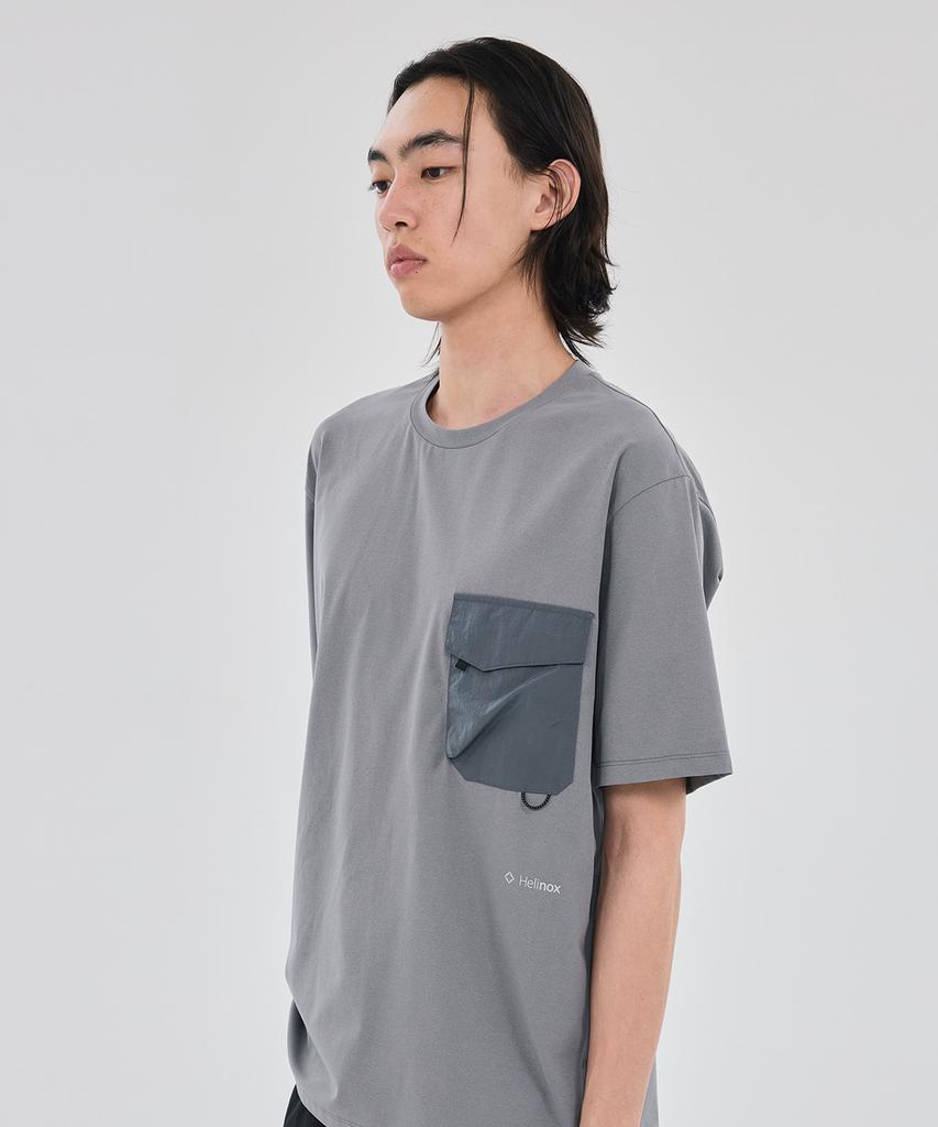 Hellinogseuweeo Multi-Pocket Short-Sleeve T-Shirt_Gray