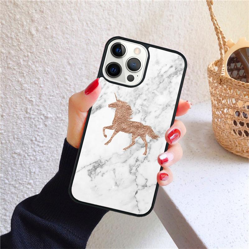 Horse Pony Painted Phone Case for iPhone 17 Air 16 15 14 12 13 PLUS 11 PRO MAX Back Cover Fundas Shell