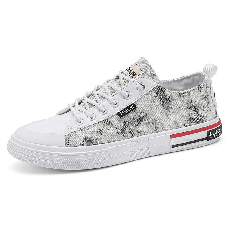 

One-pedal men s shoes summer 2024 new live broadcast versatile casual flat shoes men s non-slip sports small white tide shoes 44 белый