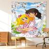 Anime Candy Wall Tapestry Durable WrinkleResistant Design Perfect for DormBedroom LivingRoom IdealHomeDecor  Photo Backdrop