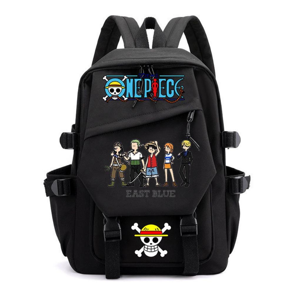 Anime ONE PIECE schoolbag children's backpack primary school bag male and female junior high school students college students campus backpack