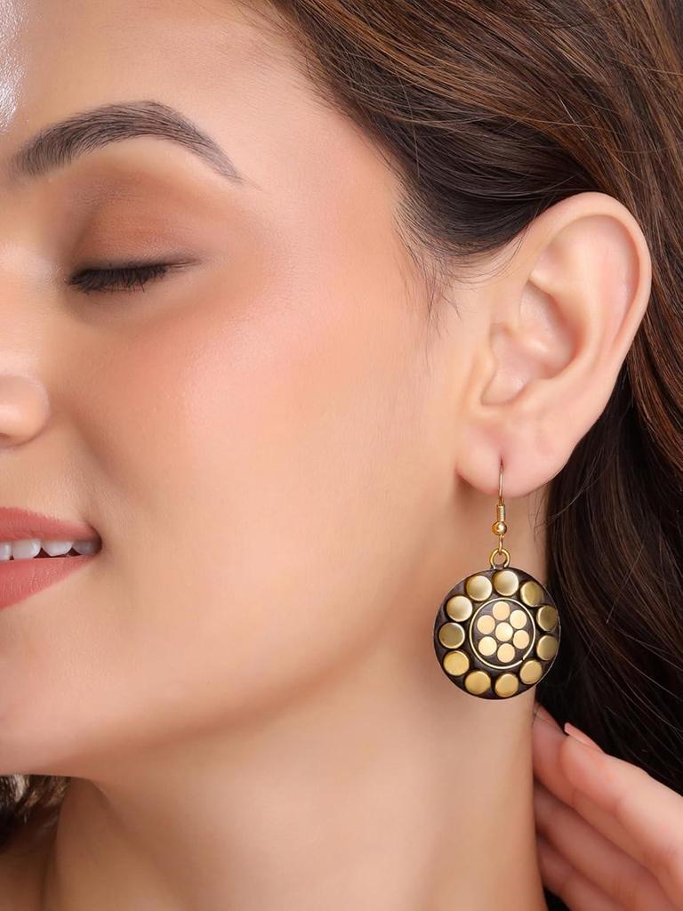 Drop Earrings For Women | Traditional Women Earrings Sets | Ethnic Combo Set Tibetan Laac Drop Earrings For Girls