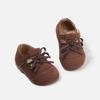 Spring 2026 Baby Girls' Soft Sole Leather Shoes with Double Bow - Non-slip First Steps Princess Shoes