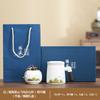 Portable Coarse Pottery Qingshan Flying Bird Office Cup Tea Separation Retro Mug Simple Gift Box Premium Business Gifts