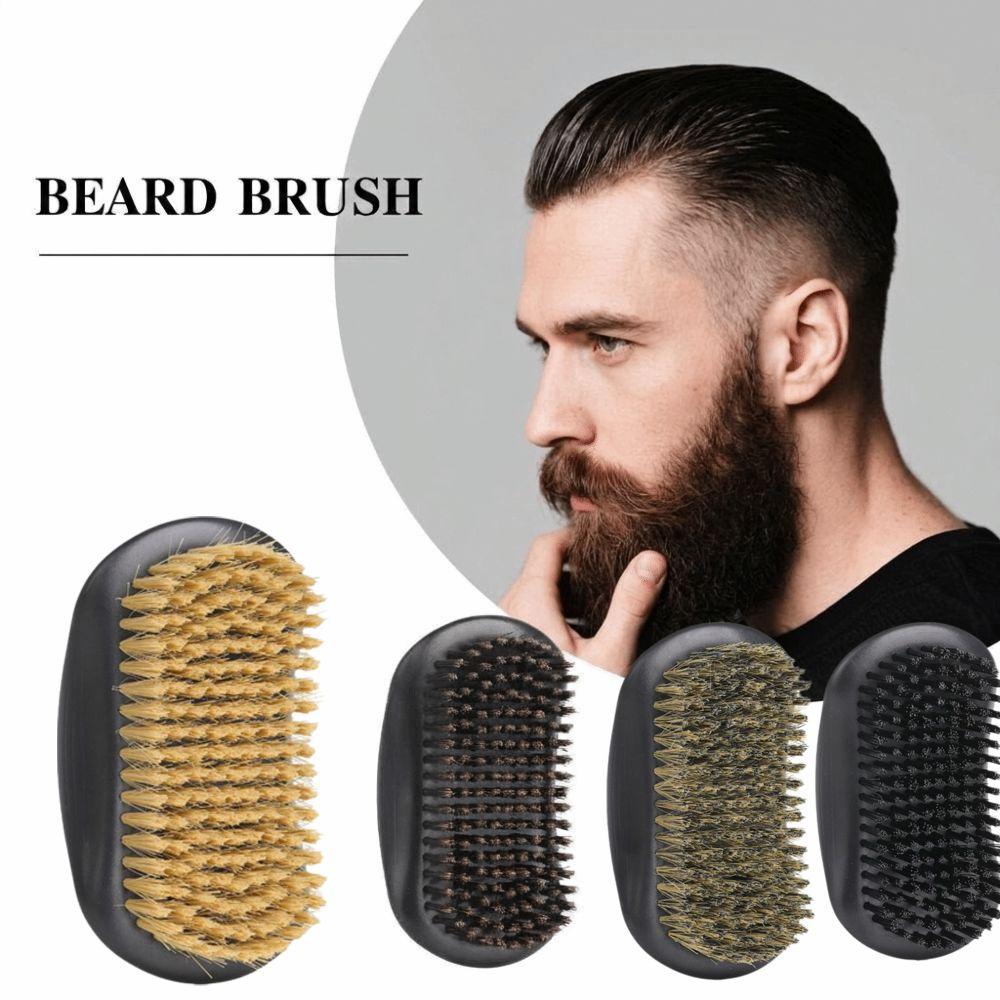 Dense Bristles Boar Bristle Brush Soft Bristles Hair Styling Brush Hairbrush  Beard Cleaning