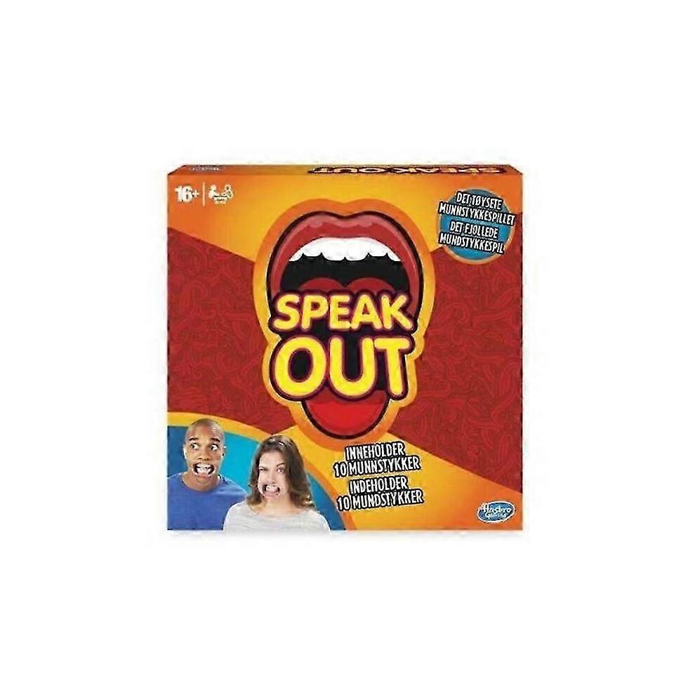 Hasbro Gaming Speak Out Family Game,English language.