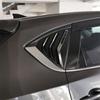 Car Rear Window Side Vent Shutter Louver Cover Trim For Mazda CX-5 CX5 2017 - 2025 ABS Carbon Fiber Black Exterior Accessories