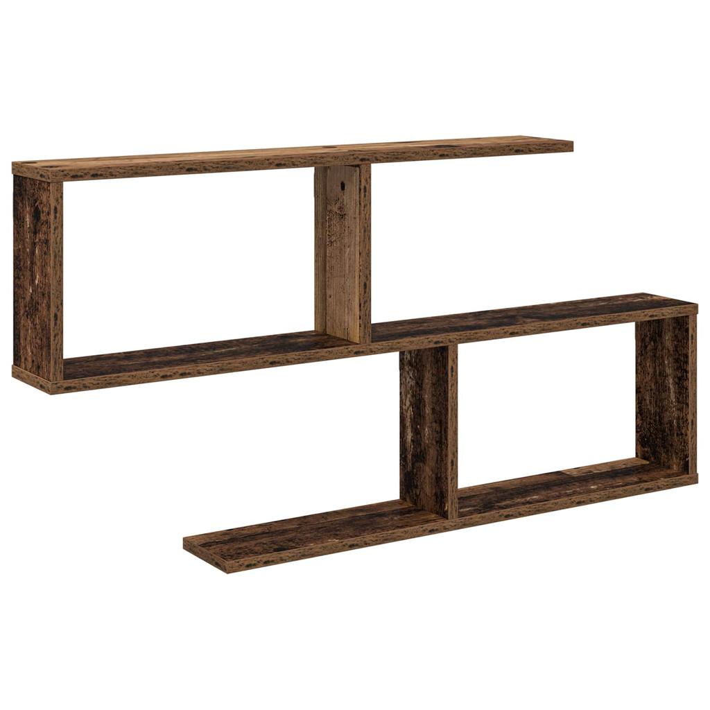 Wall Shelf Reclaimed Wood 100 x 12 x 50.5 cm Engineered Wood