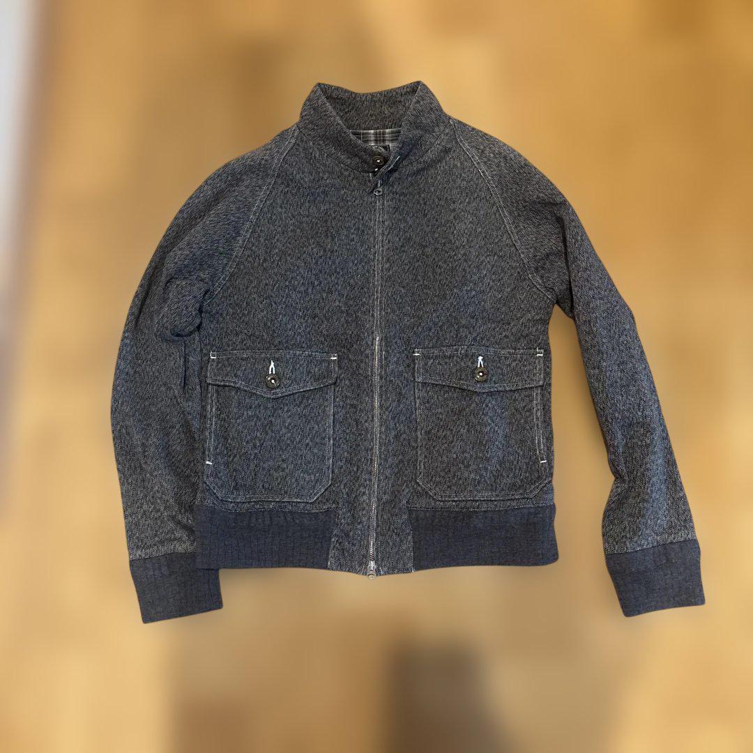 

[Б/У] Куртка на молнии Waste Twice серого цвета