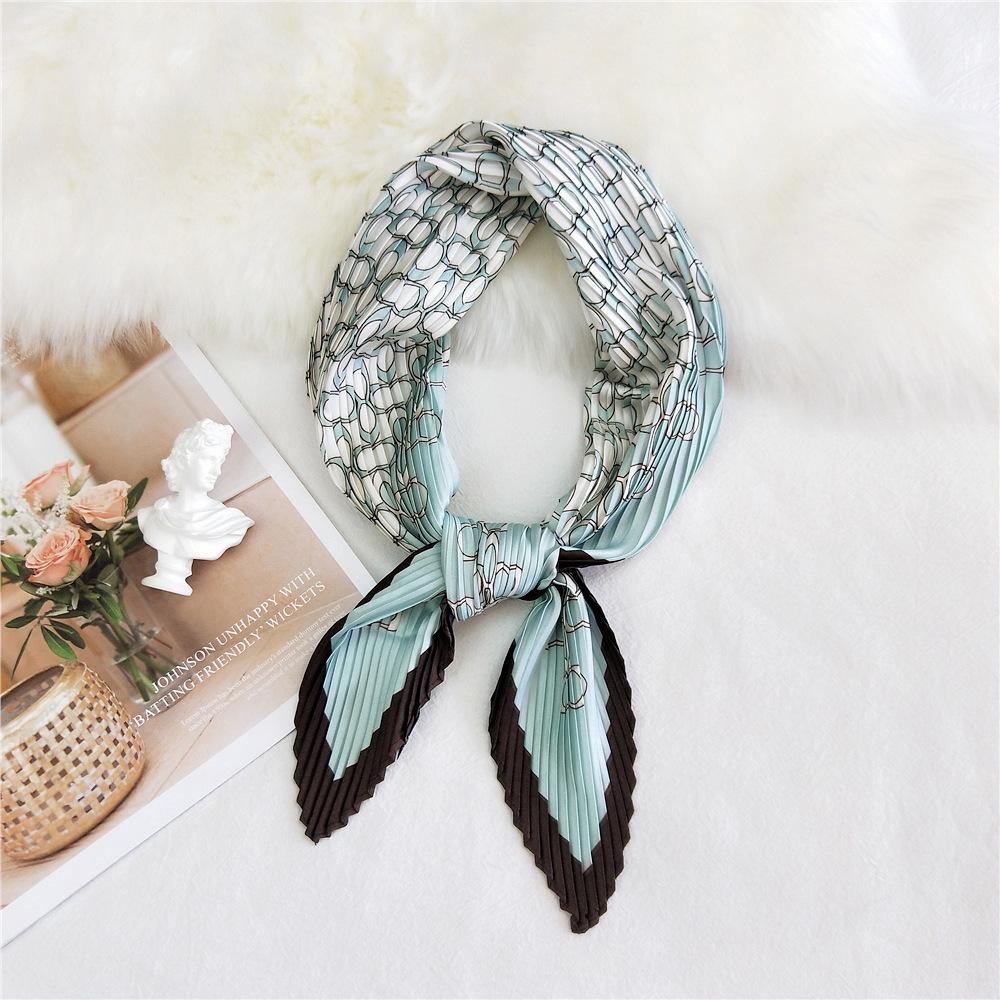 Fashion Decoration Scarf Hairband Tie Hair 70 Small Square Scarf Silk Scarf Women'S Spring And Autumn Versatile Small Scarf Professional Scarf