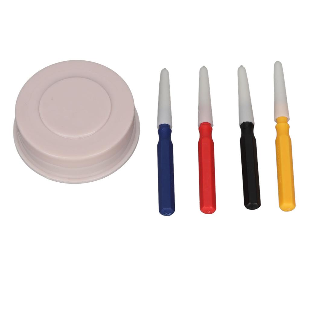 Watch Oiler Set Oil Cup 4pcs Oil Pen Different Tip Sizes Watch Repairing Accessory