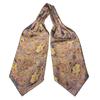 Men Vintage Self Tie Paisley Elegant Ascot Cravat Neck Scarf