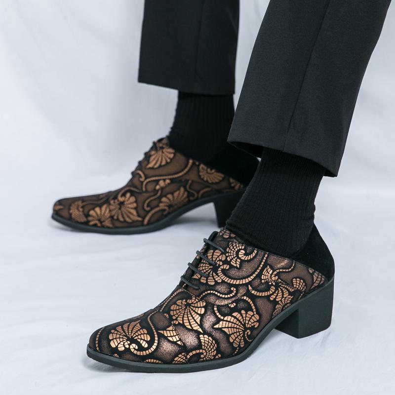 Fashion Men's Casual Business Leather Shoes Mens Luxury Brand Dress Office Shoes Men Fashion Wedding Party Oxfords Footwear New Chelsea