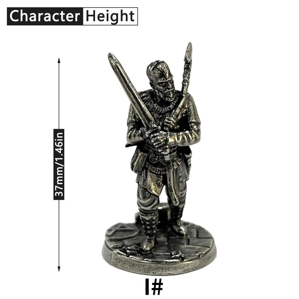 War Chess Table Game Car Ornaments Decorations Crafts Copper Undead Skeleton Soldiers Dolls Army Legion Model Figurine Miniature