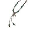 New Chinese ethnic style butterfly necklace niche ancient style high-end long woven sweater chain Maillard collarbone chain
