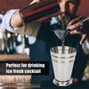 304 Stainless Steel Iced Cocktail Cup Drinking Wine Mug Anti Falling for Bar Party Bartender Tool(Silver 400ML)