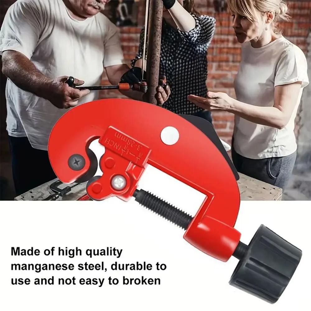 1Pcs 1/8" to 1-1/8" Tubing Cutter Carbon Steel 3-30mm Thin Pipe Cutter Tool Heavy Duty Tube Cutter