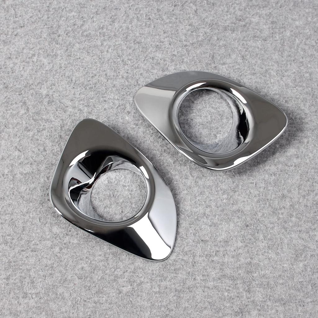 RUIQ Toyota Corolla Cross Exclusive Exterior Chrome Plated Front Fog Lamp Garnish Bezel Cover Exclusively Designed for Toyota Corolla Cross