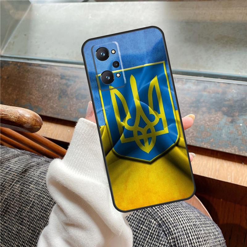 Ukraine Flag Case For Realme 12 Pro Plus 10 11 13 14 C63 C61 C55 C51 C53 C25 C65 C67 C71 C75 GT6 GT7 Pro