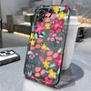 Abstract Plants Flower Phone Case For iPhone 16 Pro Case iPhone 13 15 11 12 14 Pro Max 16e 8 7 Plus XR XS X SE Clear Soft Cover
