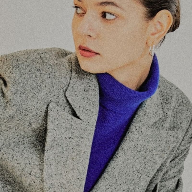 

NEARER Боаз Таттл гетры для шеи [Боа] Гетры-водолазка Classic Blue