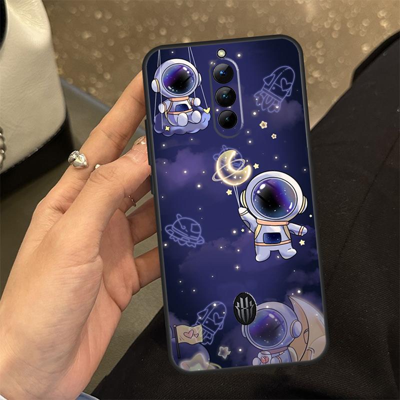 Cute galaxy Astronaut Case For ZTE Nubia Red Magic 10 Air 6S 7S 7 Pro RedMagic 11 8 9 10 8S 9S 10S Pro Plus Cover