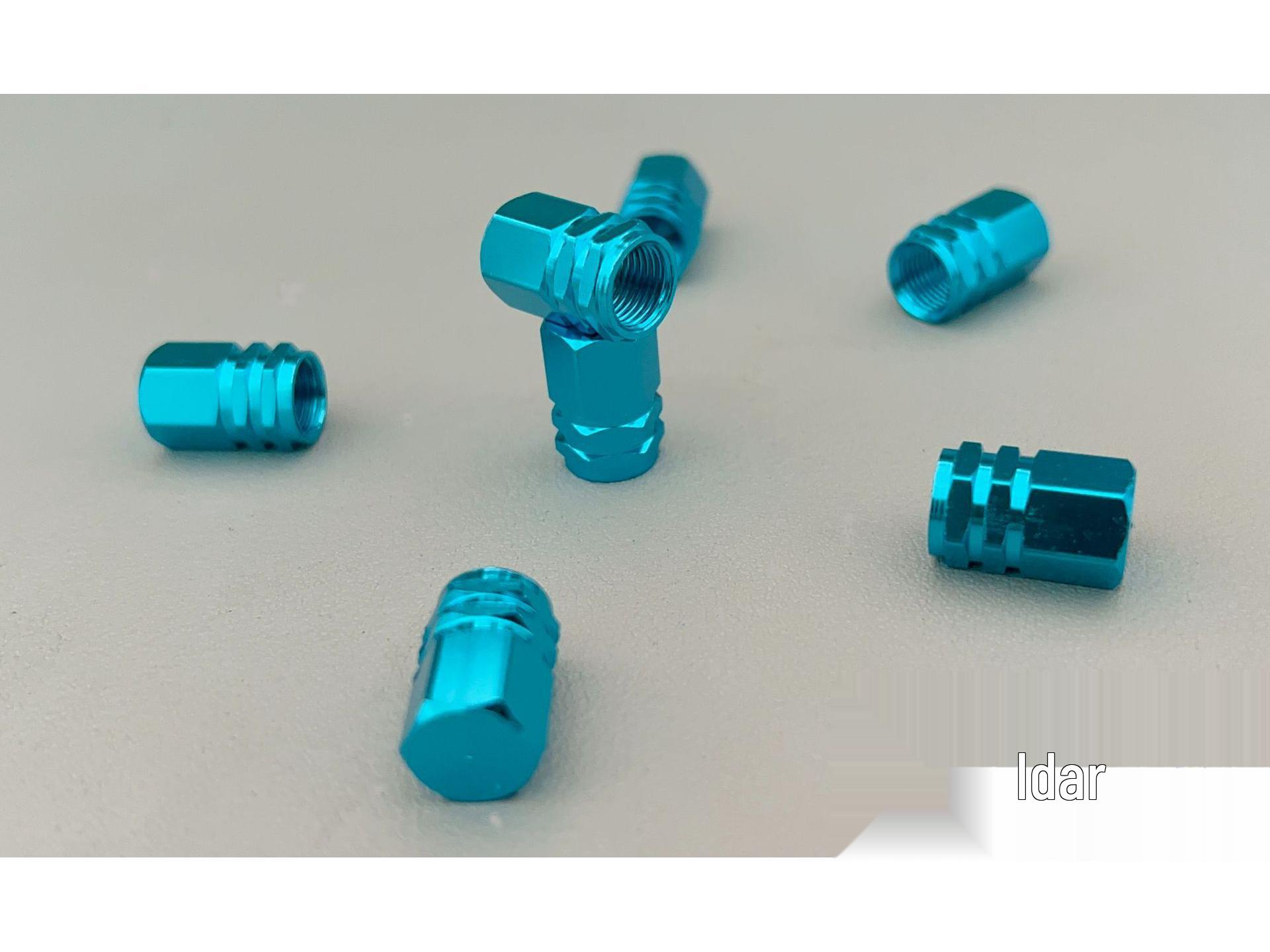 

Aluminum Alloy Tire Valve Caps for Cars & Motorcycles небесно-голубой