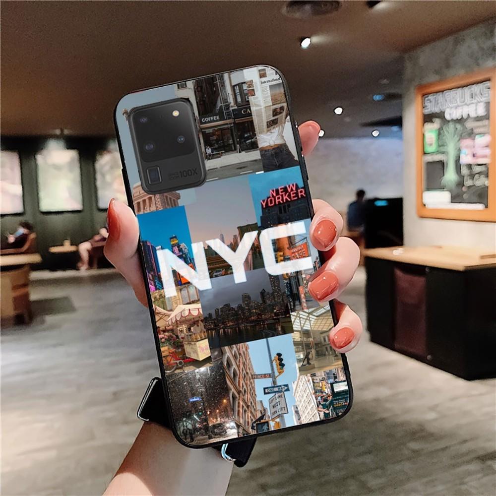 NYC NEW YORK city Phone Case For Samsung S 9 10 20 21 22 23 30 23plus lite Ultra FE S10lite Fundas