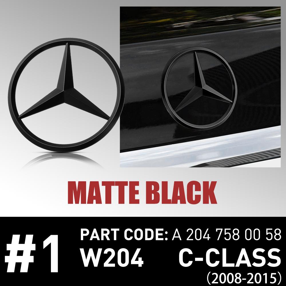 

Car Rear Badge Emblem Sticker Decoration For Mercedes Benz W204 C300 Class 2008 2009 2010 2011 2012 2013 2014 2015 Car Accessory
